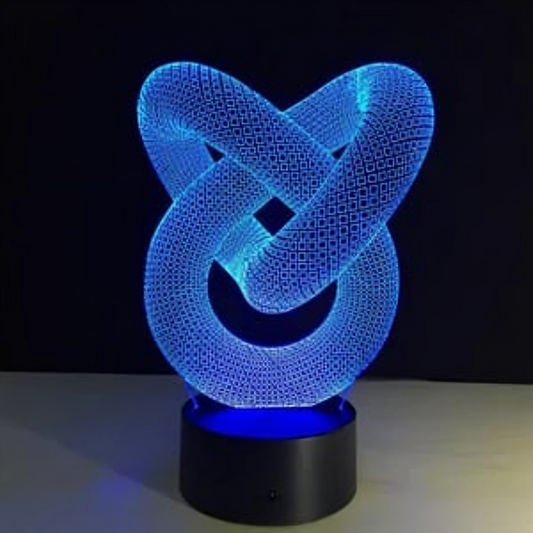 Love Not 3D illusion LED Lamp